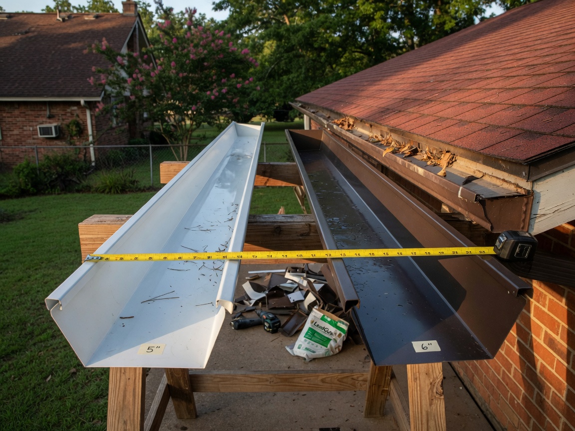 5-Inch vs 6-Inch Gutters: Which Size Fits Your Roof?