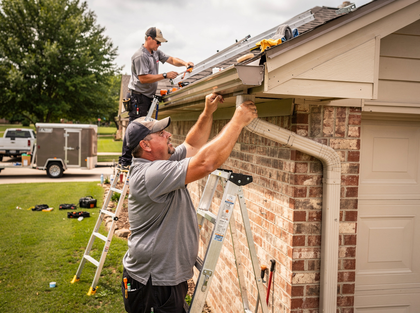  gutter installation by Texarkana Gutter Works in Texarkana, TX